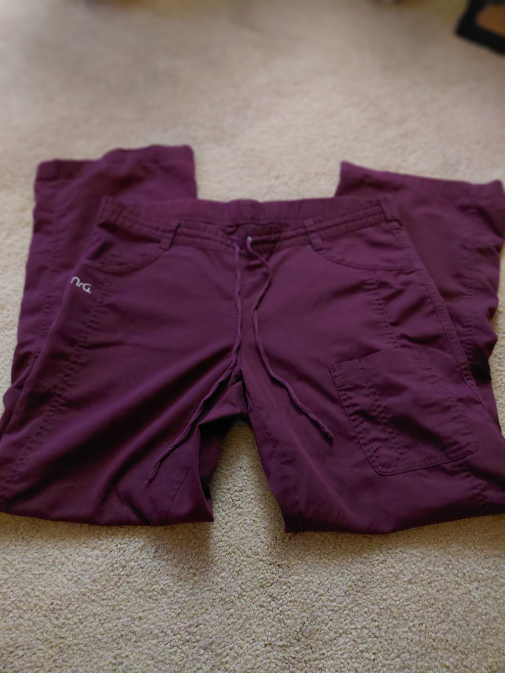Scrub Pants with Drawstring Waist